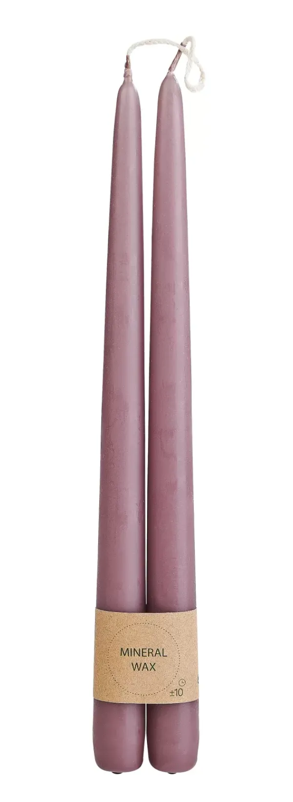 Velas-CASA Duo Velas Conjunto De 2 Roxo
