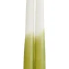 Velas-CASA Duo Velas Conjunto De 2 Verde, Creme, Multicolor