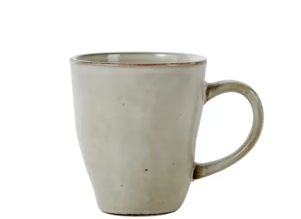 Canecas-CASA Earth Marl Caneca Com Pega Creme Bege