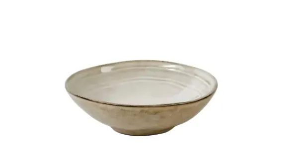 Tigelas-CASA Earth Marl Tigela Creme Bege
