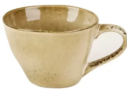 Canecas-CASA Earth Sand Caneca Jumbo Claro Castanho