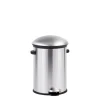 Caixotes De Lixo-CASA Elegance Balde De Lixo Com Pedal 12L Prateado