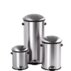 Baldes De Lixo-CASA Elegance Balde De Lixo Com Pedal 5L Prateado