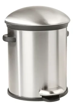 Baldes De Lixo-CASA Elegance Balde De Lixo Com Pedal 5L Prateado