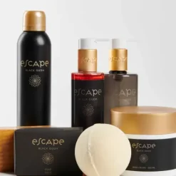 Cuidado De Corpo-CASA Escape Black Oudh Bola Efervescente Preto Bege