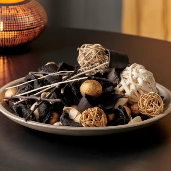 Produtos Perfumados-CASA Escape Black Oudh Pot-Pourri Preto