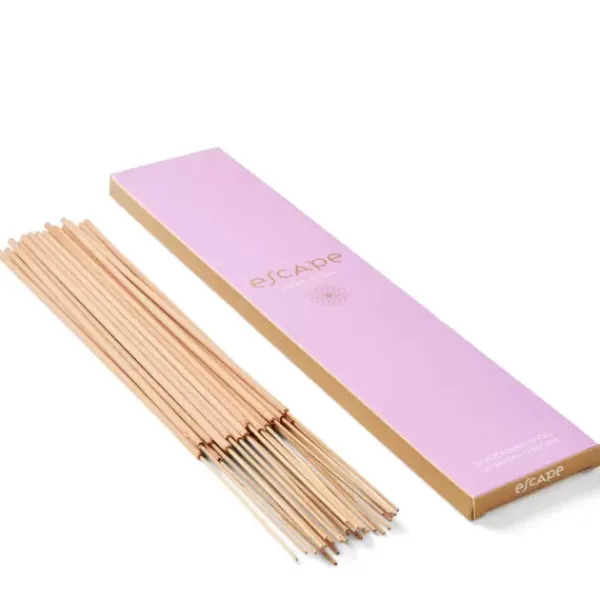 Produtos Perfumados-CASA Escape Purple Iris Incenso 30 Paus Claro Roxo