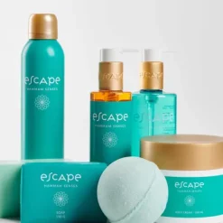Cuidado De Corpo-CASA Escape Senses Sabonete Em Distribuidor Turquesa