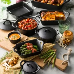 Pratos Para Forno-CASA Fero Forma Pequena Preto
