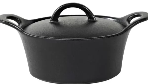 Pratos Para Forno-CASA Fero Tacho Para Forno Com Tampa Preto