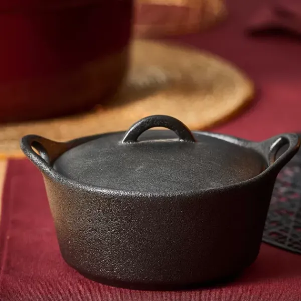 Pratos Para Forno-CASA Fero Tacho Para Forno Com Tampa Preto