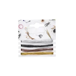 Prendas-CASA Fiori Fio De Arame Conjunto De 4 Preto, Castanho, Dourado, Prateado