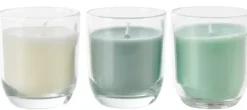 Velas-CASA Flam Vela 3 Cores Cinzento