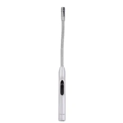 Instrumentos De Cozinha-CASA Flame Isqueiro A G S Flex Vel Prateado