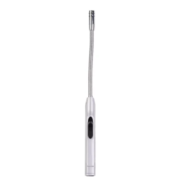 Instrumentos De Cozinha-CASA Flame Isqueiro A G S Flex Vel Prateado