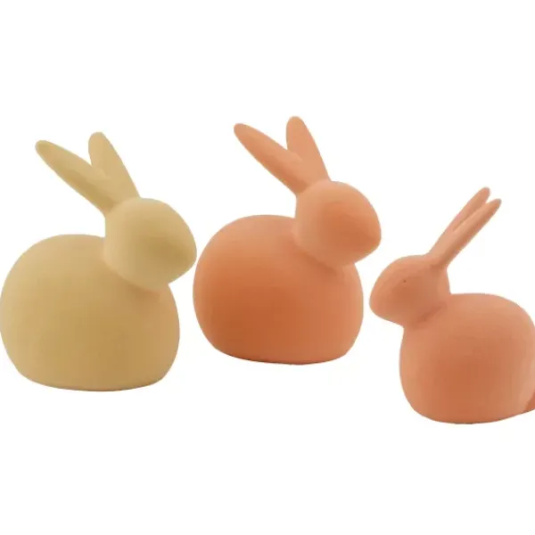 Figuras Deco-CASA Floki Decora O Em P Rosa P Ssego