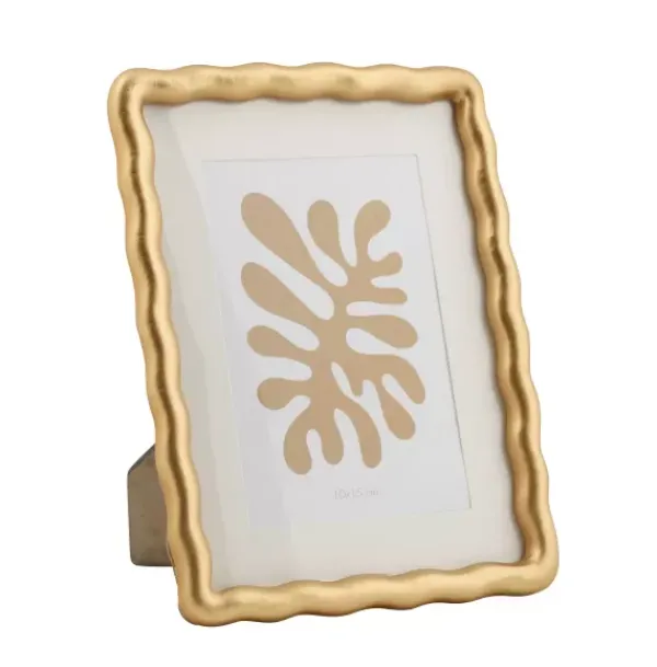 Molduras-CASA Flowy Moldura Dourado