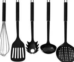 Instrumentos De Cozinha-CASA Fumo Escumadeira Preto