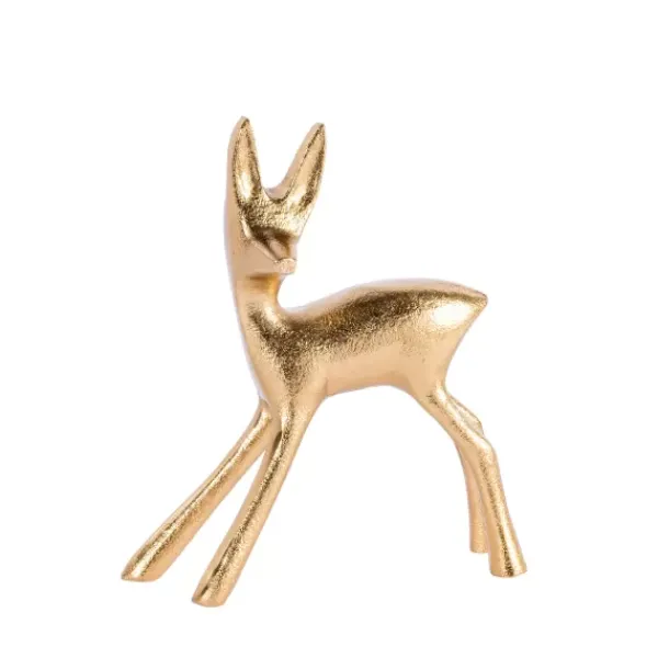Figuras Deco-CASA Goldy Decorativo Veado Dourado