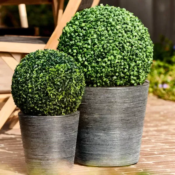 Plantas Artificiais-CASA Green Bola Buxo Artificial Verde