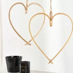 Decora O Para Pendurar-CASA Heart Decora O Para Pendurar Natural