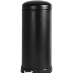 Caixotes De Lixo-CASA Industria Balde De Lixo Com Pedal 27L Preto