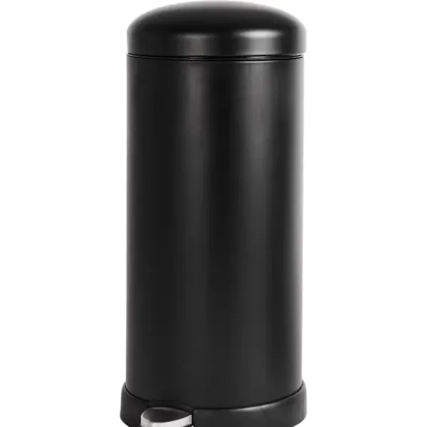 Caixotes De Lixo-CASA Industria Balde De Lixo Com Pedal 27L Preto