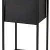 Vasos Em P-CASA Largo Vaso Preto