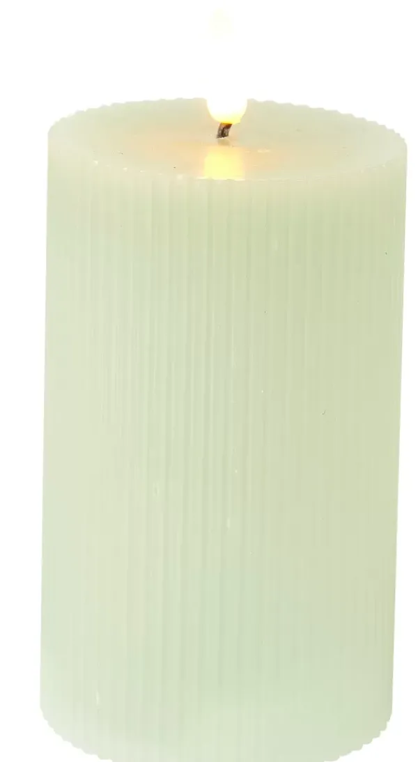 Velas Led-CASA Led Vela Com Led Menta Verde