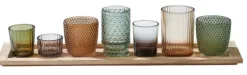 Suportes Para Velas Para Lamparinas-CASA Lindo Conjunto Partylight De 8 Pe As Diversas Cores