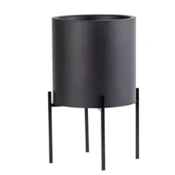 Vasos Em P-CASA Lounge Vaso De Jardim Preto