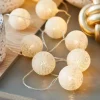 Grinaldas Com Luzes-CASA Luis Grinalda 10 Leds Dourado