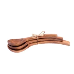 Instrumentos De Cozinha-CASA Marcus Colheres Conjunto De 3 Natural