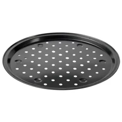 Formas De Cozer-CASA Margaritha Placa Para Cozer Pizza Cinzento Escuro