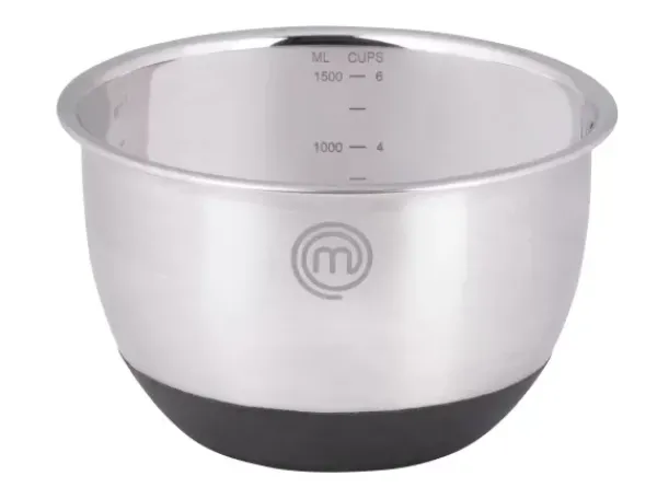 Instrumentos De Cozinha-CASA Masterchef Tigela Para Misturar Prateado