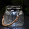 Grinaldas Com Luzes-CASA Mia Candeeiro Solar Transparente