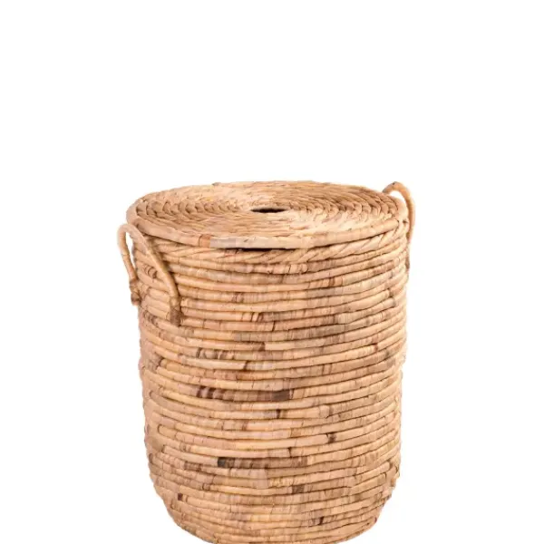Cestos Para Roupa-CASA Miley Cesto Roupa Suja Com Tampa Com Pegas Natural