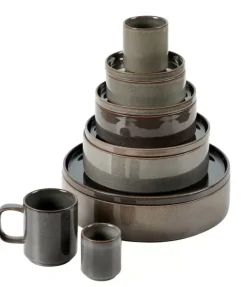 Canecas-CASA Mineral Graphite Ch Vena De Caf Cinzento