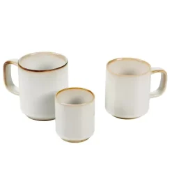 Canecas-CASA Mineral Marble Caneca Com Pega Branco