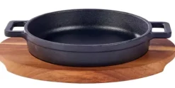 Frigideiras-CASA Mini Stew Mini Frigideira Preto