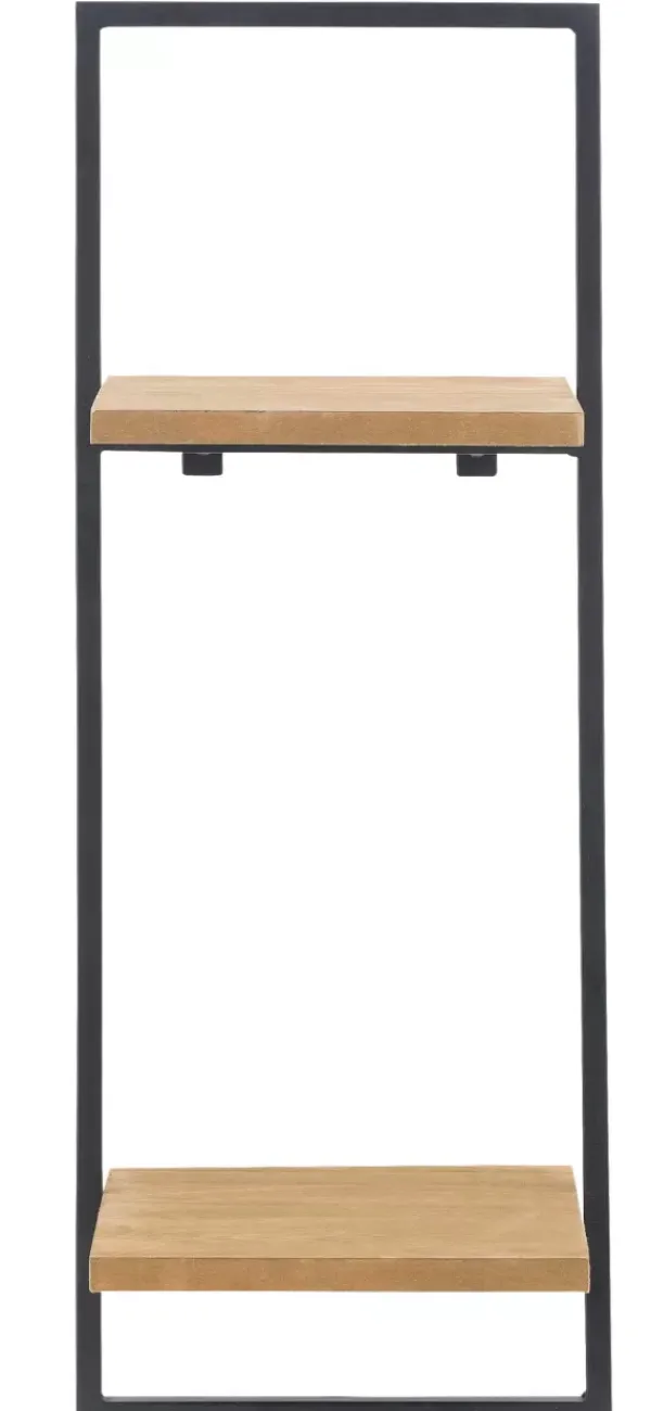 Estantes De Parede-CASA Mix&Match Estante De Parede Preto, Natural
