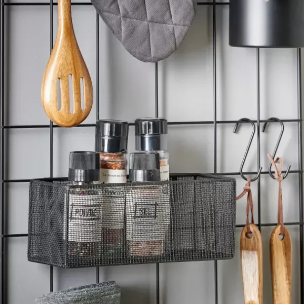 Decora O De Parede-CASA Modular Cesto De Fios Preto