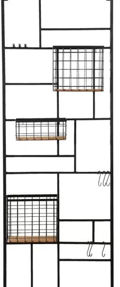 Decora O De Parede-CASA Modular Cesto De Fios Preto