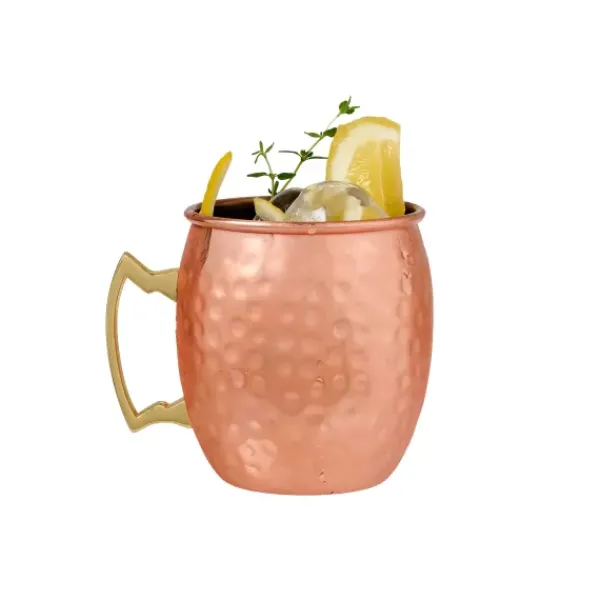 Acessórios Cocktail-CASA Moscow Mule Caneca Dourado, Acobreado