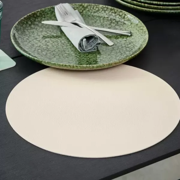 Individuais-CASA Nappa Individual Branco, Menta Multicolor