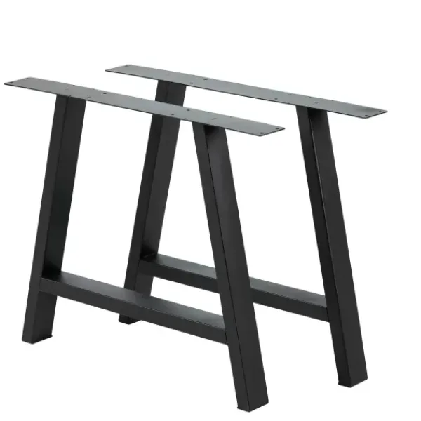 Mesas De Jantar-CASA New Oak Pernas De Mesa A Preto