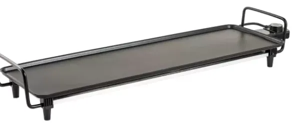 M Quinas De Cozinha-CASA New Plancha Placa De Grelhar Xxl Preto