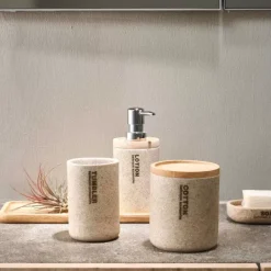 Acessórios De Lavatorio-CASA New Resin Distribuidor De Sab O Natural