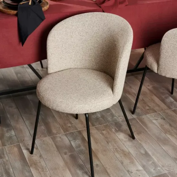 Cadeiras Sala Jantar-CASA Olivier Cadeira Para Sala De Jantar Bege