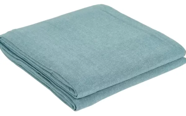 Toalhas De Mesa-CASA Organic Toalha De Mesa Azul Claro